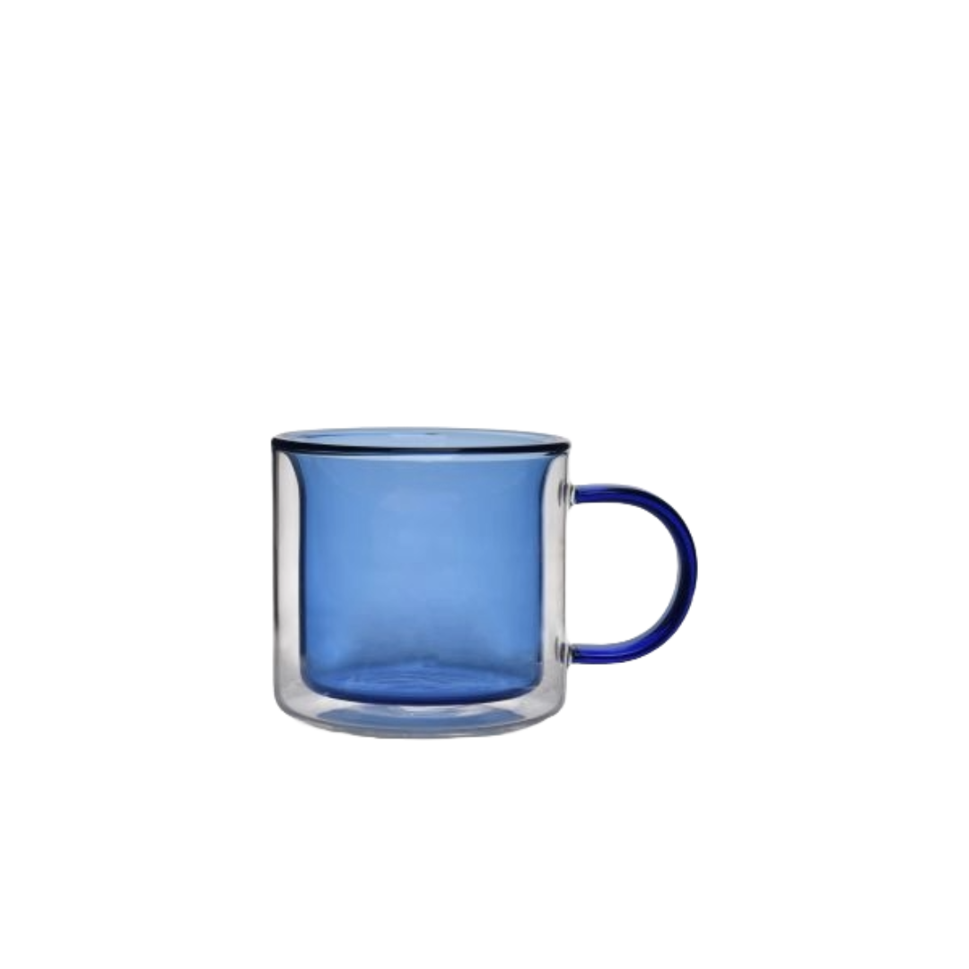 Kop dubbelwandige Liv blauw set/2 0.27L