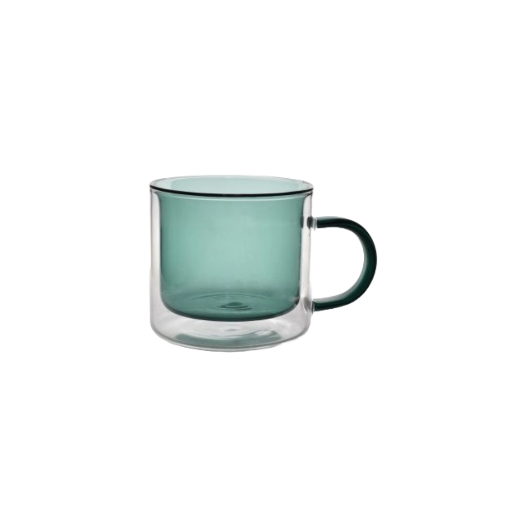 Kop dubbelwandige Liv groen set/2 0.27L